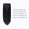 Flowery Star 220g Clip In Hair Extensions Off Black 1B#