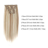 Flowery Star 220g Clip In Hair Extension Highlighted Color P8-60#