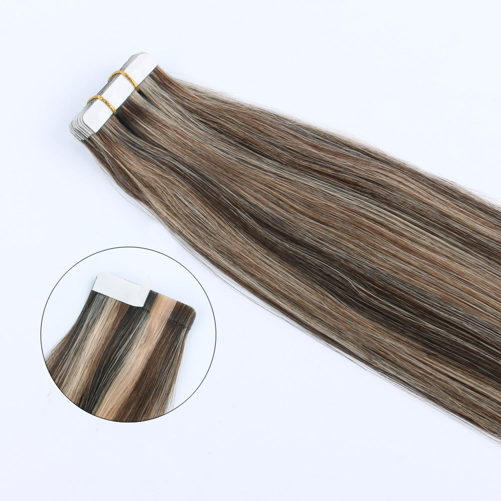 Charming Star Tape In Hair Extensions Piano Color 4/12#
