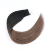 Fascinating Star Tape In Hair Extensions Ombre Color 2/6#