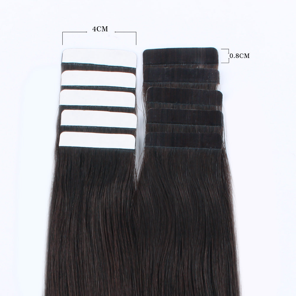 Fascinating Star Tape In Hair Extensions Ombre Color 2/6#